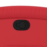 vidaXL Fauteuil verstelbaar kunstleer rood