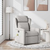 vidaXL Massagestoel Wolk Grijs - 35% Korting!