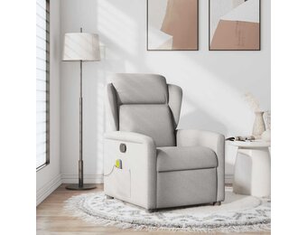 vidaXL Massagestoel Wolk Grijs - 35% Korting!