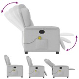 vidaXL Massagestoel Wolk Grijs - 35% Korting!
