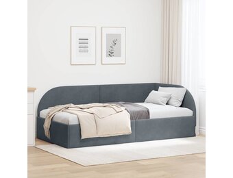vidaXL Hoekbedframe Donkergrijs - 35% Korting!