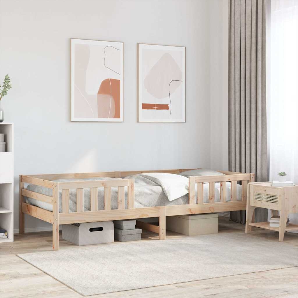 vidaXL Bedframe Grenenhout 90x200 cm | Nu 35% Korting