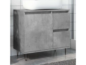 VidaXL Badkamerkast Betongrijs (65x33x60cm) - 34% Korting