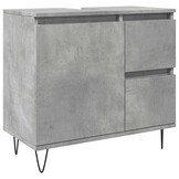 VidaXL Badkamerkast Betongrijs (65x33x60cm) - 34% Korting
