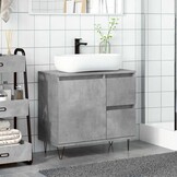 VidaXL Badkamerkast Betongrijs (65x33x60cm) - 34% Korting