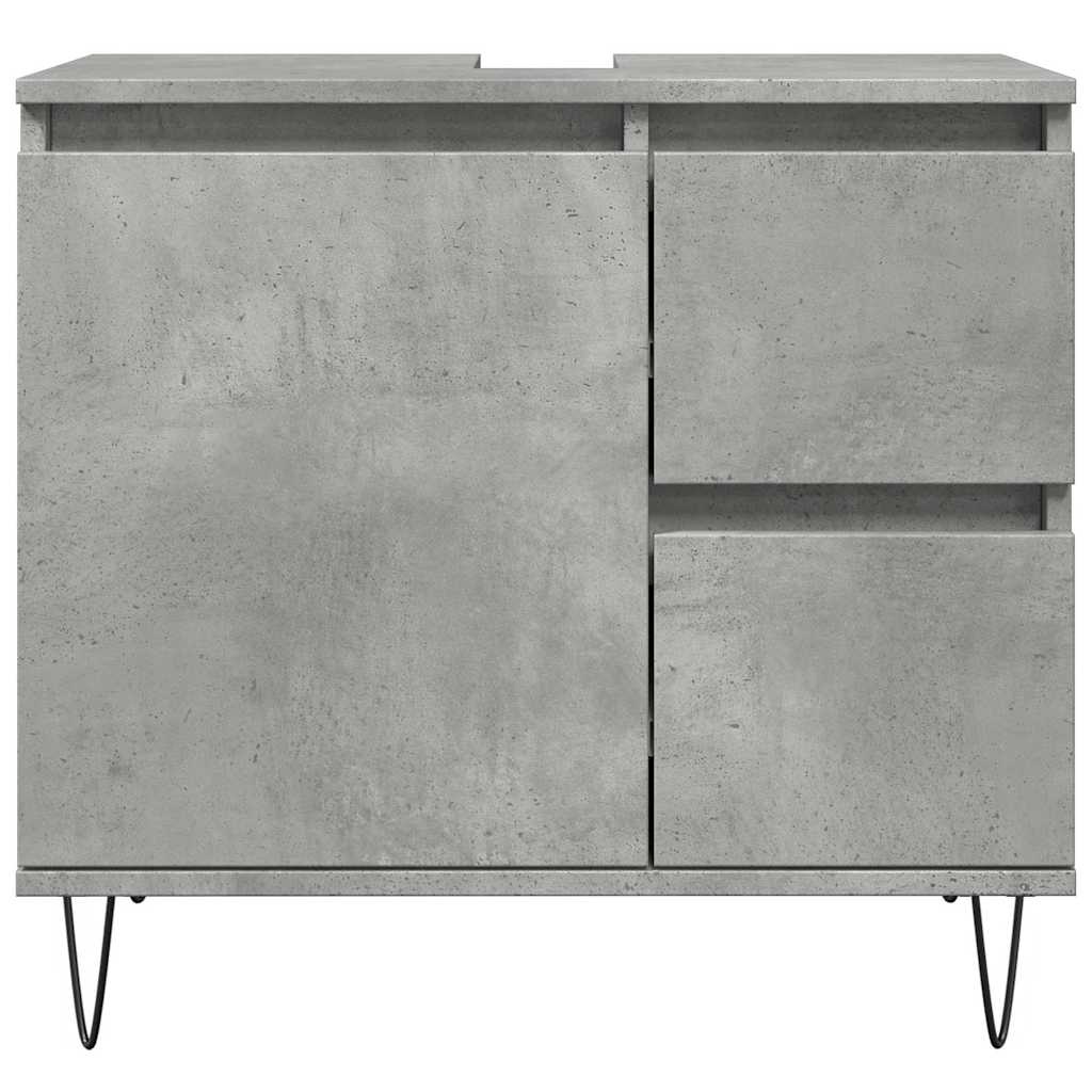 VidaXL Badkamerkast Betongrijs (65x33x60cm) - 34% Korting