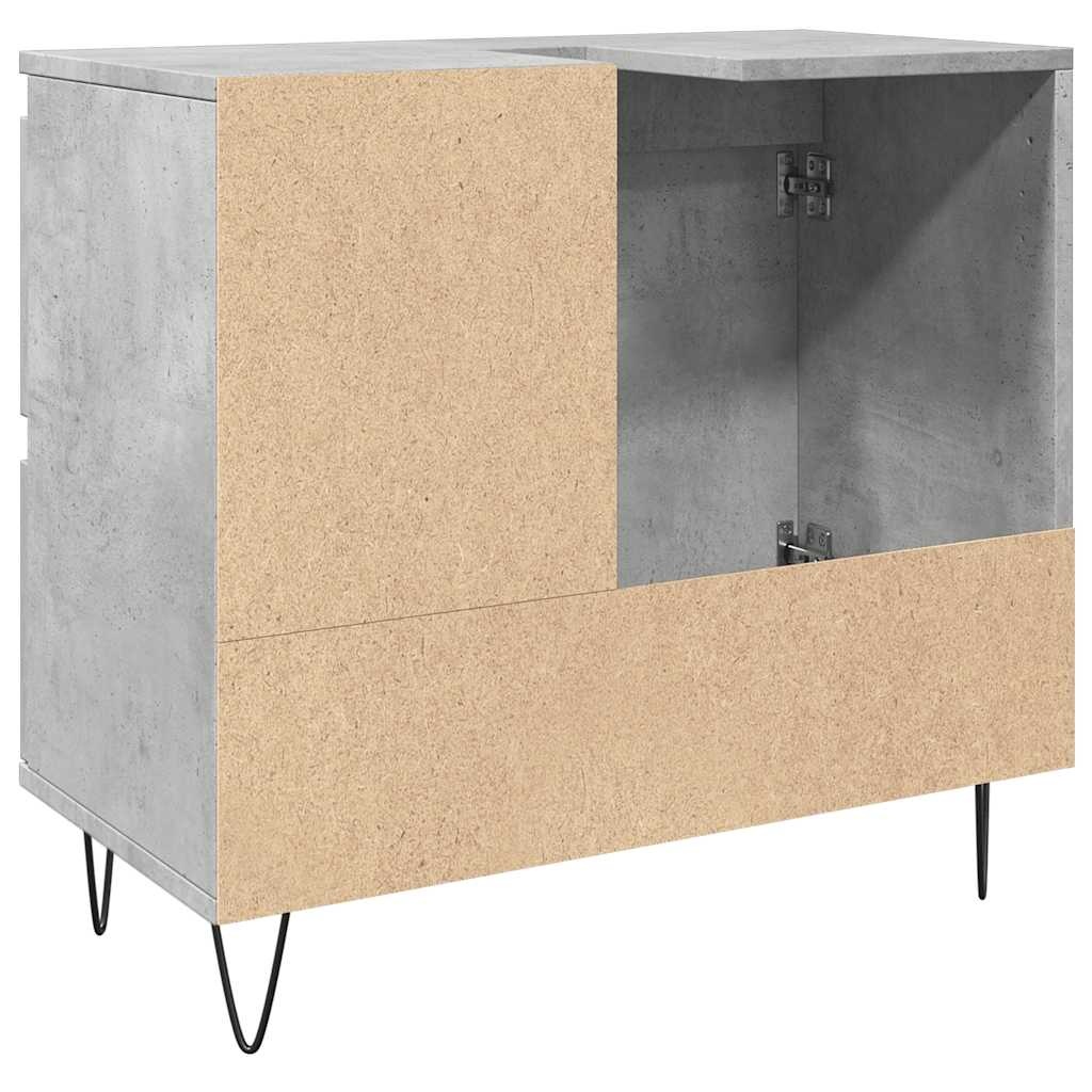 VidaXL Badkamerkast Betongrijs (65x33x60cm) - 34% Korting
