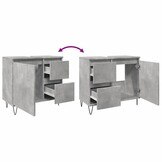 VidaXL Badkamerkast Betongrijs (65x33x60cm) - 34% Korting