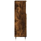 vidaXL Badkamerkast Gerookt Eiken 30x30x100 cm - 34% Korting