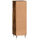 vidaXL Badkamerkast Gerookt Eiken 30x30x100 cm - 34% Korting