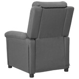 vidaXL Massagestoel Stof Lichtgrijs - 55% Korting