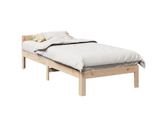 vidaXL Bedframe zonder matras massief grenenhout 80x200 cm