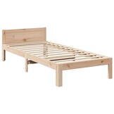 vidaXL Bedframe zonder matras massief grenenhout 80x200 cm