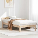 vidaXL Bedframe zonder matras massief grenenhout 80x200 cm
