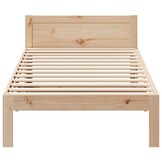 vidaXL Bedframe zonder matras massief grenenhout 80x200 cm