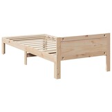 vidaXL Bedframe zonder matras massief grenenhout 80x200 cm