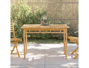 vidaXL Tuintafel 110x55x75 cm bamboe