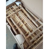 vidaXL Tuintafel 110x55x75 cm bamboe