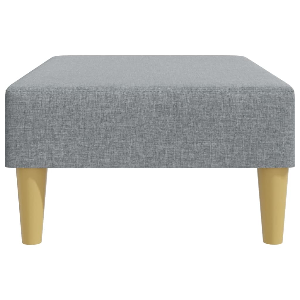 Voetenbank Lichtgrijs Stof 77x55x31 cm | -59%