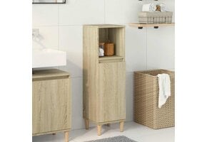 VidaXL Badkamerkast Sonoma Eiken (30x30x100 cm) - 34% Korting!