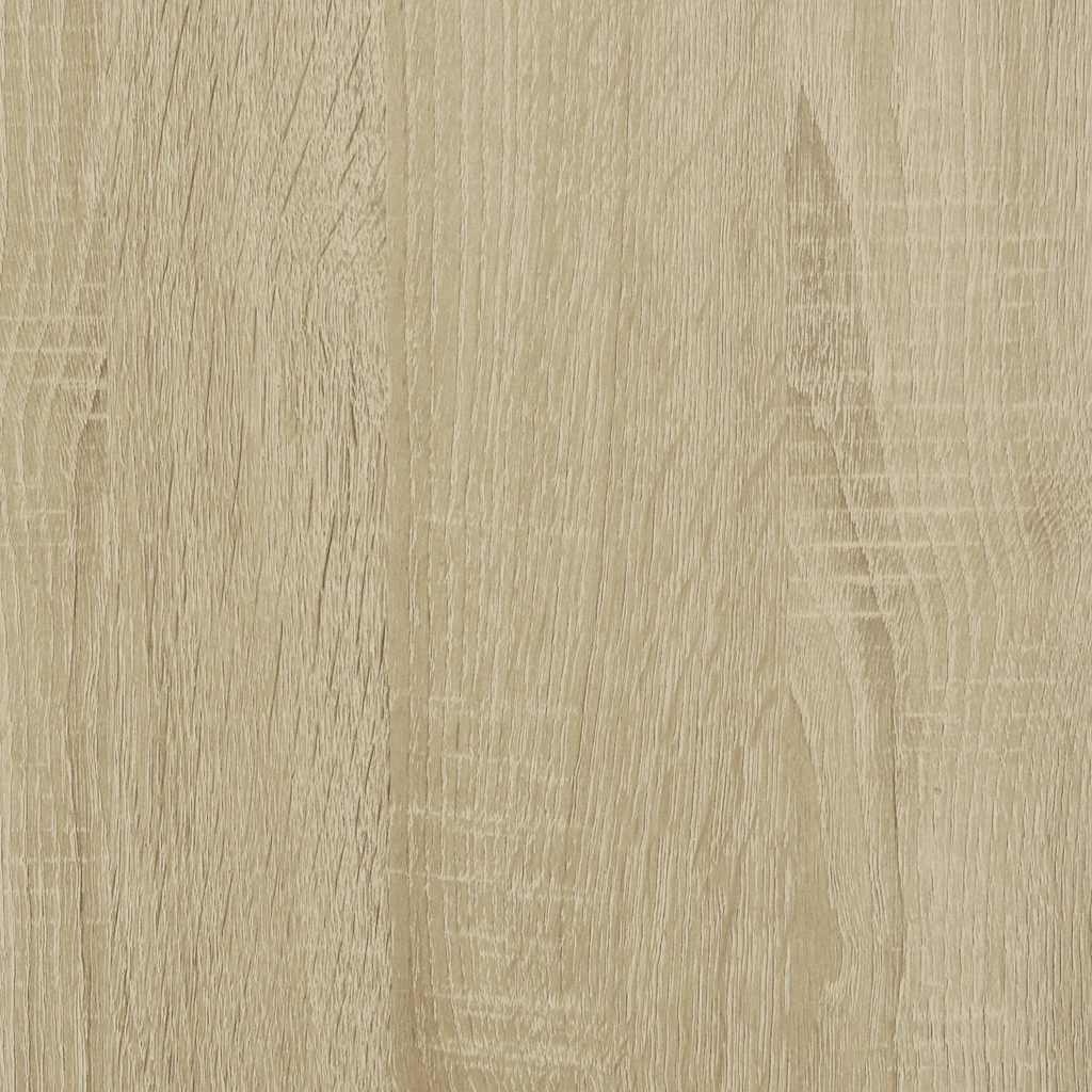 vidaXL Badkamerkast 30x30x100 cm bewerkt hout sonoma eikenkleurig