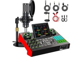 Podcast Microfoon Bundel met Geluidskaart & 30% Korting