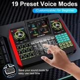 Podcast Microfoon Bundel met Live Geluidskaart Mixer - Compleet P15 Pakket voor Streaming, Gaming en Zang