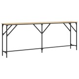 vidaXL Wandtafel 200x29x75 cm bewerkt hout sonoma eikenkleurig
