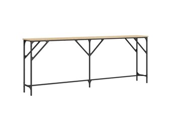 vidaXL Wandtafel 200x29x75 cm bewerkt hout sonoma eikenkleurig