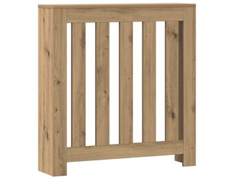 vidaXL Radiatorombouw 78x20x82 cm bewerkt hout artisanaal eikenkleur
