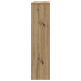 vidaXL Radiatorombouw 78x20x82 cm bewerkt hout artisanaal eikenkleur
