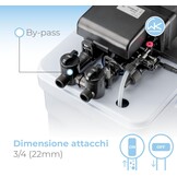 WK New Octopus Slim Waterontharder - Compact Waterfiltratiesysteem voor Huishoudelijk Gebruik - Slim