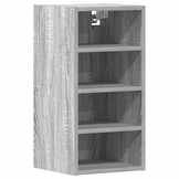 vidaXL Hangkast 30x29,5x60 cm bewerkt hout grijs sonoma eikenkleurig