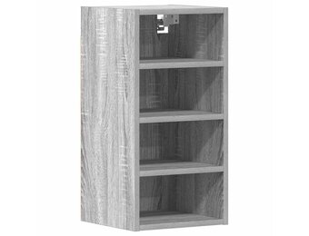 vidaXL Hangkast 30x29,5x60 cm bewerkt hout grijs sonoma eikenkleurig