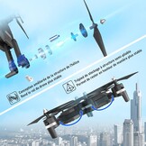 Wipkviey Drone met camera 1080P-HD – T26 drones voor volwassenen, drone voor kinderen met video, flip 3D, zwaartekrachtsensor, hoogtebehoud, headless modus