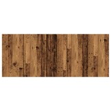 vidaXL Hoofdeinde 200x1,5x80 cm bewerkt hout oud houtkleurig