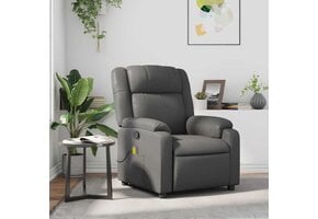 vidaXL Grijze Massagestoel - 35% Korting
