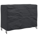 vidaXL Hoes voor tuinmeubelen Zwart 130 x 80 x 70 cm 600D