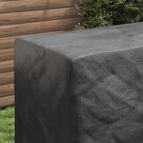 vidaXL Hoes voor tuinmeubelen Zwart 130 x 80 x 70 cm 600D