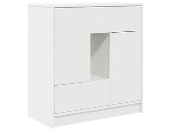 vidaXL Dressoir met lades en deuren 70,5x34x74,5 cm wit