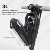 Mezelon® Elektrische step Anti-diefstal | 8mm Anti-diefstal ketting | Waterdichte slot tas | Ideaal anti-diefstal slot voor fietsen, motorfietsen, poorten, hekken, kinderwagens, etc
