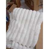 vidaXL Kleden 6 stuks Wit 150 x 130 cm Fleece