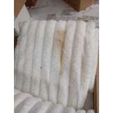 vidaXL Kleden 6 stuks Wit 150 x 130 cm Fleece