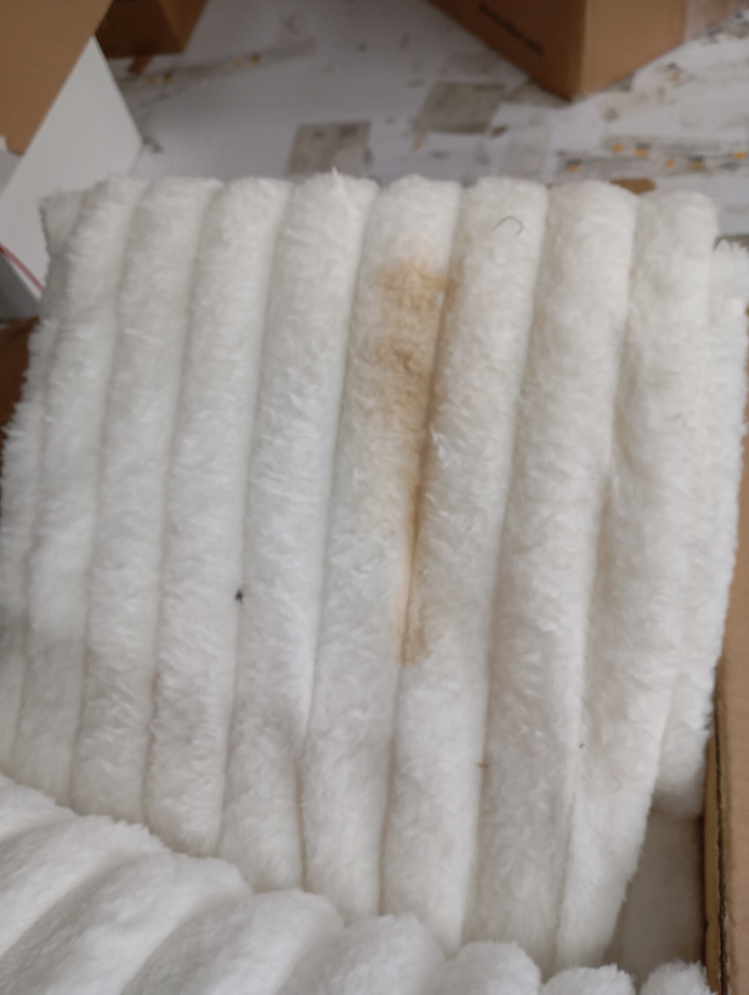 vidaXL Kleden 6 stuks Wit 150 x 130 cm Fleece