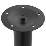 vidaXL Tafelpoten telescopisch 710-1100 mm zwart 2 st
