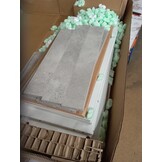 vidaXL Nachtkastjes 2 st 40x40x50 cm bewerkt hout betongrijs