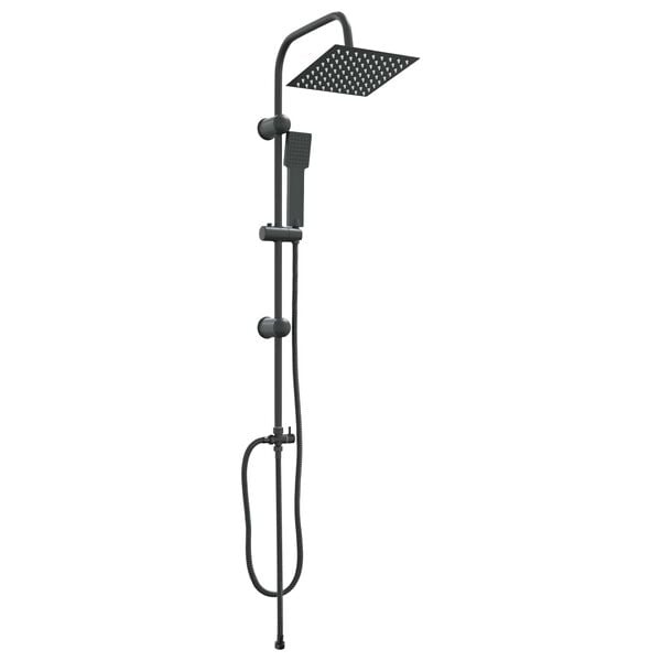 vidaXL Douche systeem Zwart 45 x 20 x 96 cm