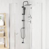 vidaXL Douche systeem Zwart 45 x 20 x 96 cm