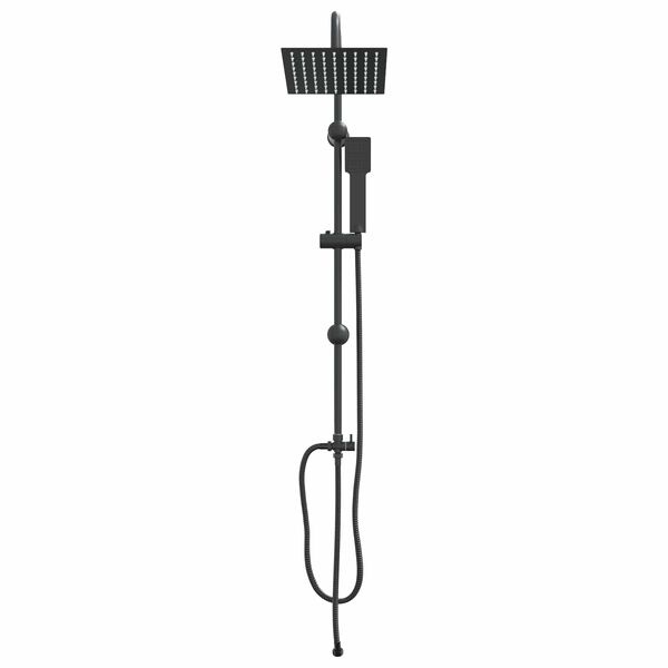 vidaXL Douche systeem Zwart 45 x 20 x 96 cm