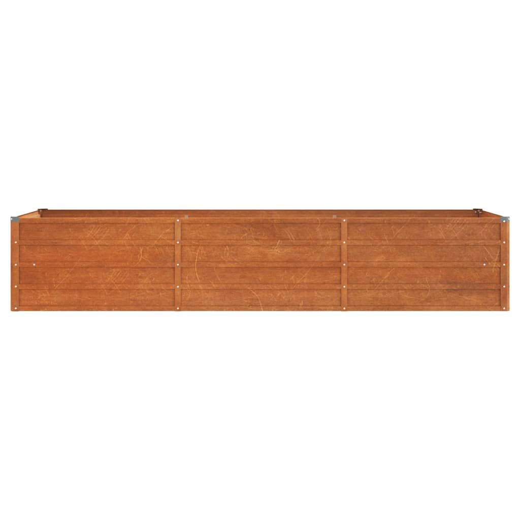 vidaXL Plantenbak verhoogd 240x80x45 cm cortenstaal roestig